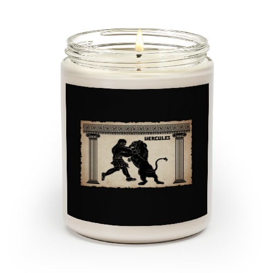 Greek Mythology Gifts Greece Mythology Art Lion He Scented Candles