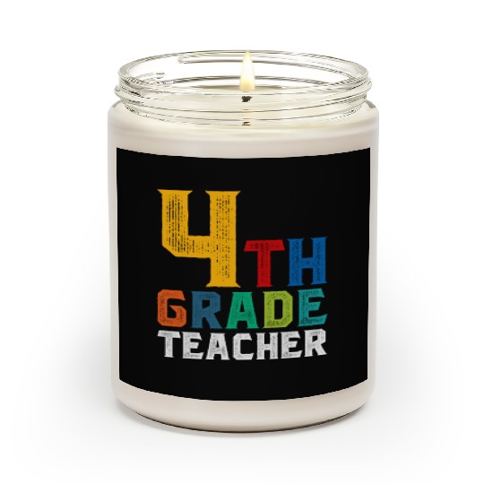 4th Grade Teacher Scented Candles