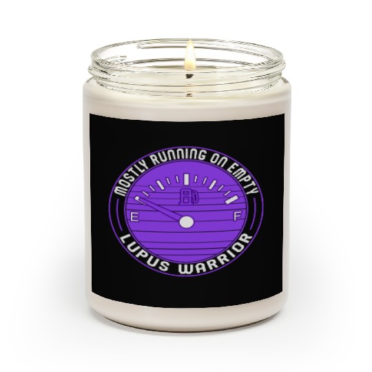 Lupus Awareness Scented Candles, Mostly Running Empty,