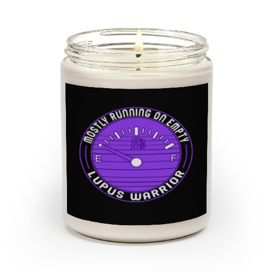 Lupus Awareness Scented Candles, Mostly Running Empty,