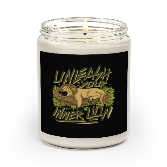 Lion Sleeping Scented Candles