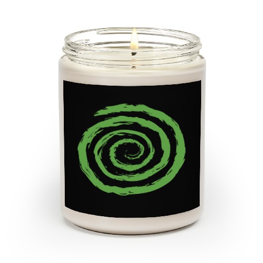Geometric Shapes. Circle Spiral Shape Scented Candles