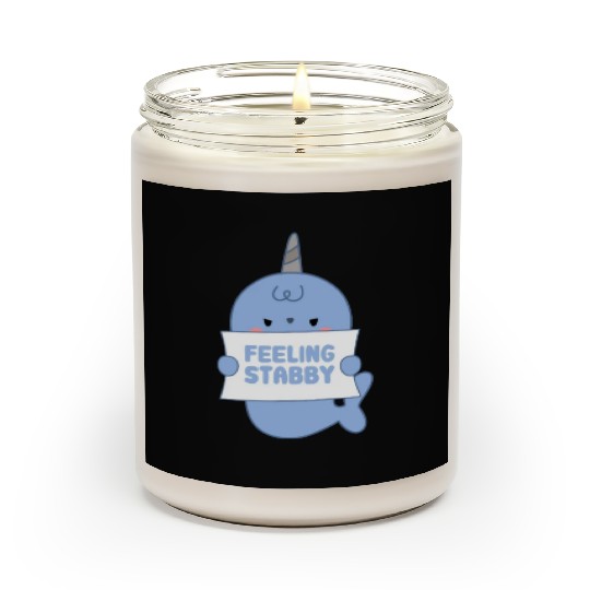 Feeling Stabby, Narwhal Scented Candles
