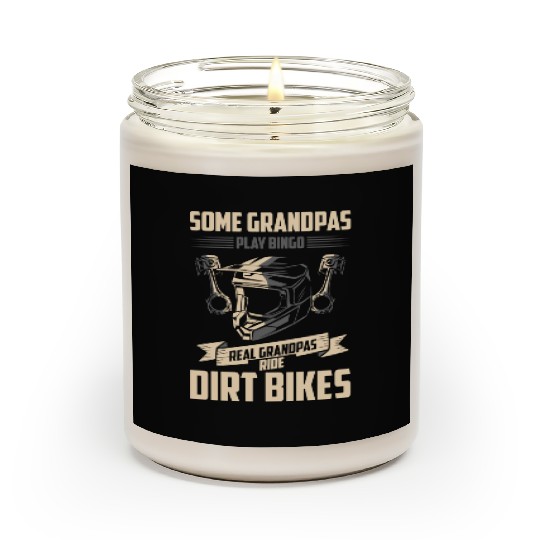 Motocross Motorcyclists Mechanic Enduro Scented Candles