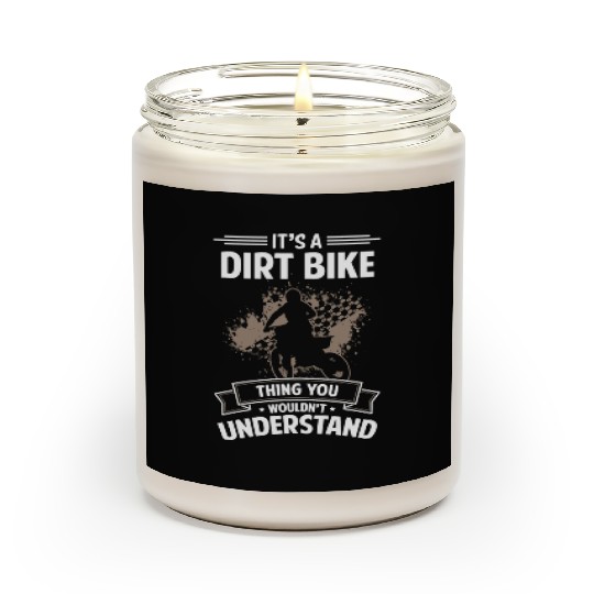 Dirt Bike Mud Motocross Enduro Scented Candles