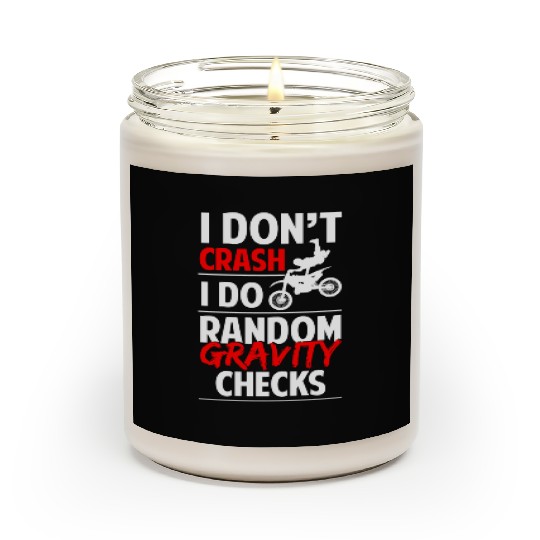 Dirt Bike Bikers Full Throttle Scented Candles