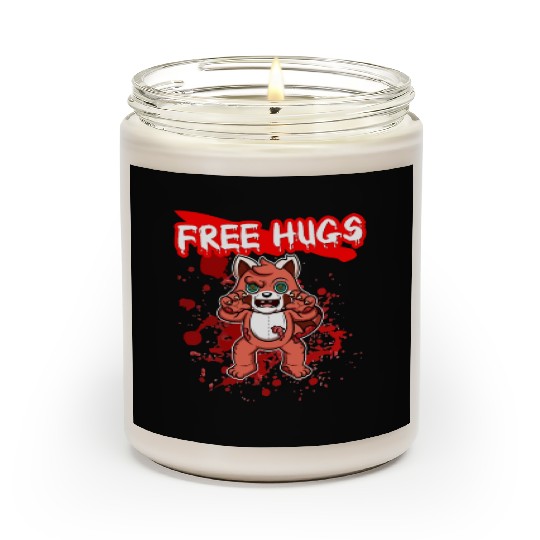 Free Hugs Halloween Sarcasm Scary Creepy Costume Scented Candles