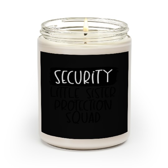 Big Brother Scented Candles Security for Little Sister