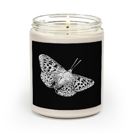 Elegant Vintage Butterfly Scented Candles