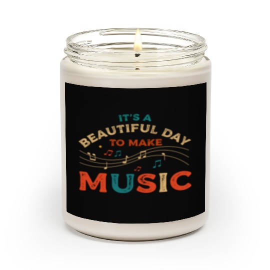 Music Teacher Musician Singer Music Lover Scented Candles
