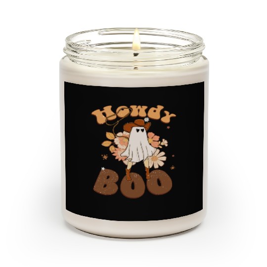 Howdy Boo Halloween Horror ,Halloween Scented Candles