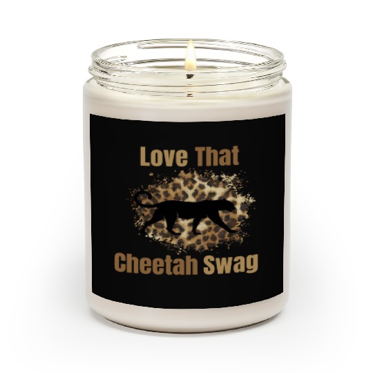 Love That Cheetah Swag Scented Candles