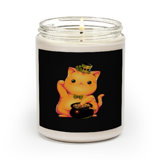 cat Irish Lucky Cat Scented Candles