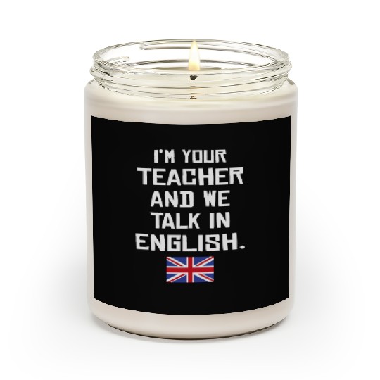 British English Teacher Scented Candles