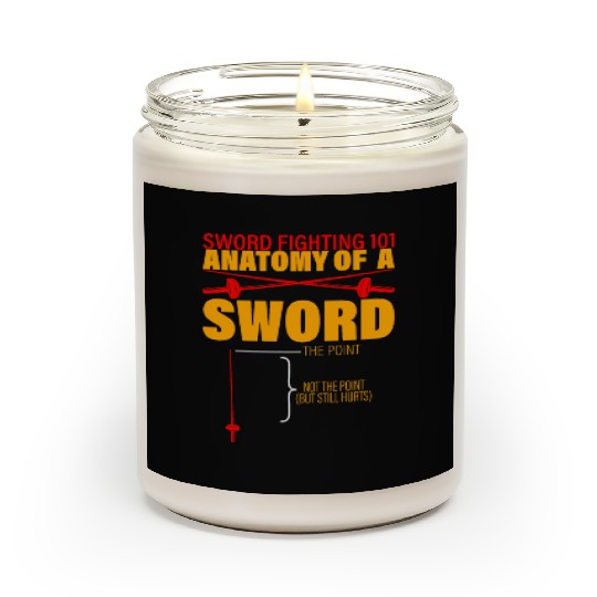 Sword Fighting 101 Anatomy Of A Sword 3 Scented Candles