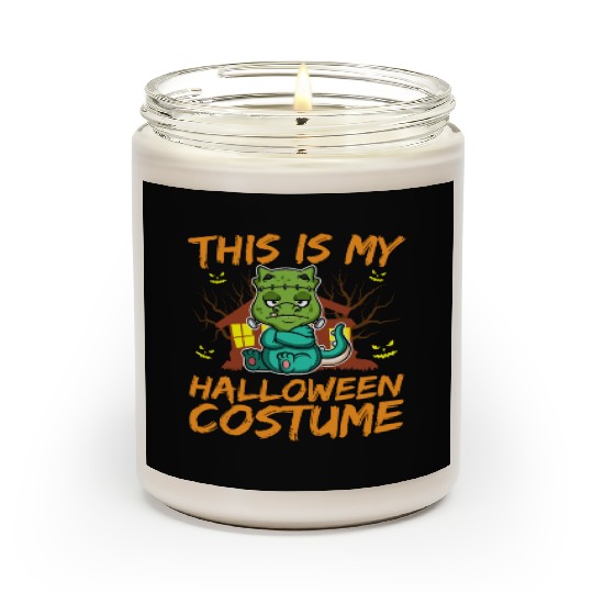 Scary Creepy Animal This Is My Halloween Costume Scented Candles