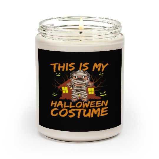 Scary Creepy Animal This Is My Halloween Costume Scented Candles