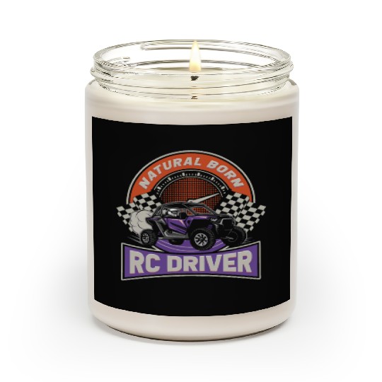 Natural Born RC car Driver Racer Remote Controlled Scented Candles