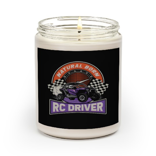 Natural Born RC car Driver Racer Remote Controlled Scented Candles
