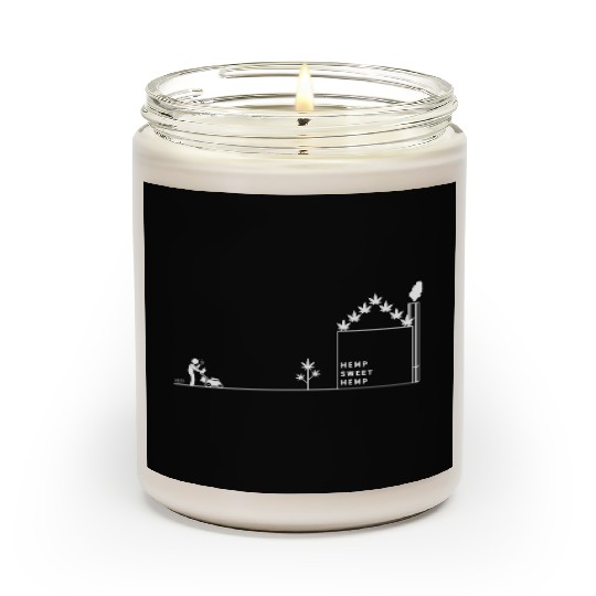 Hemp Sweet Hemp White 3x Scented Candles