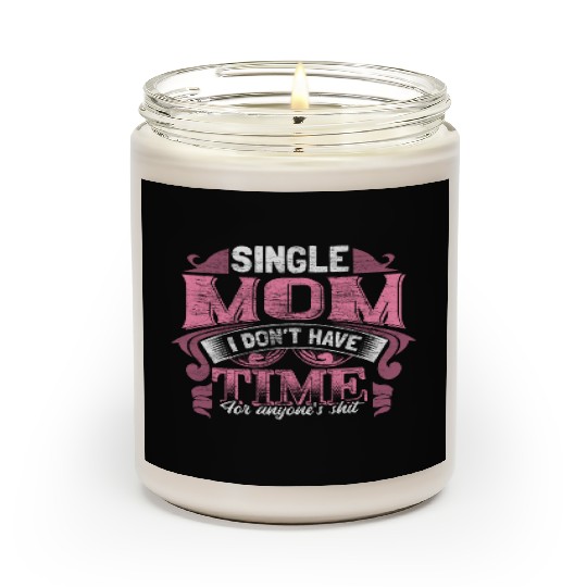 Single Mother Mom Son Gift Idea Scented Candles