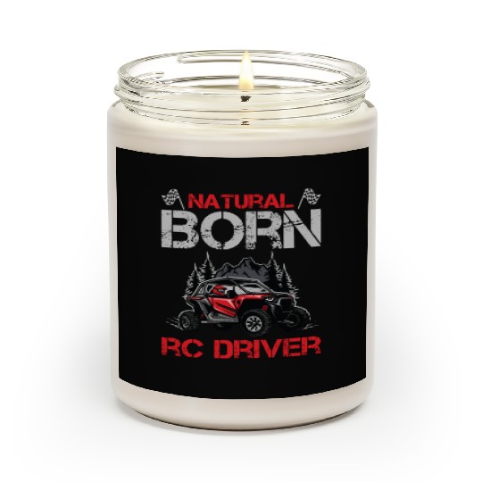 Natural Born RC car Driver Racer Remote Controlled Scented Candles