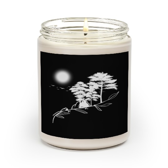 Outdoor Nature Forest Birds Sun Scented Candles