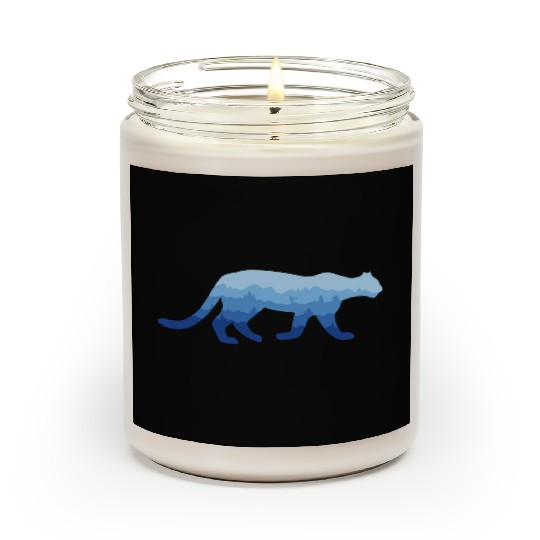 Mountain Lion and Mountain Biker Scented Candles