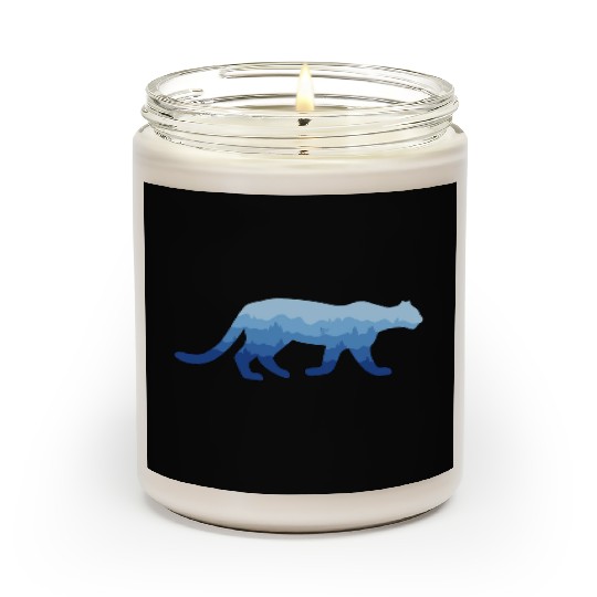 Mountain Lion and Mountain Biker Scented Candles