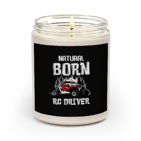 Natural Born RC car Driver Racer Remote Controlled Scented Candles