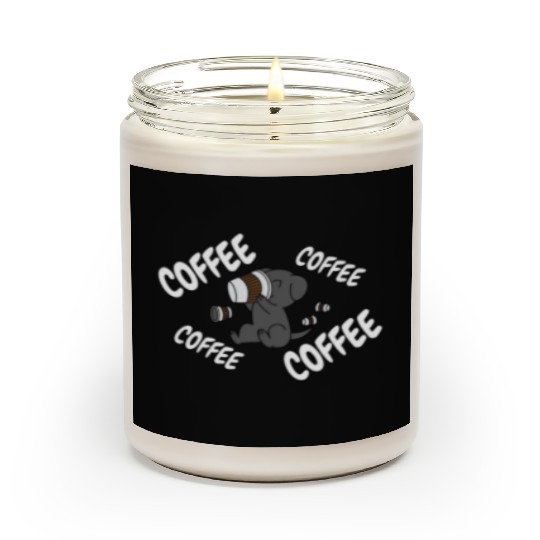 Great Dane Drinking Coffee Scented Candles