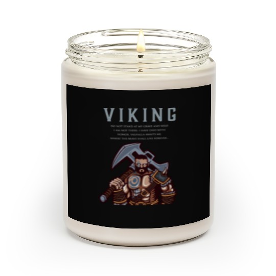 Viking Warrior Valhalla Awaits Me 1 Scented Candles