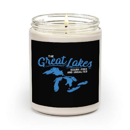 Great Lakes Shark Free & Unsalted Summer Vacation Scented Candles