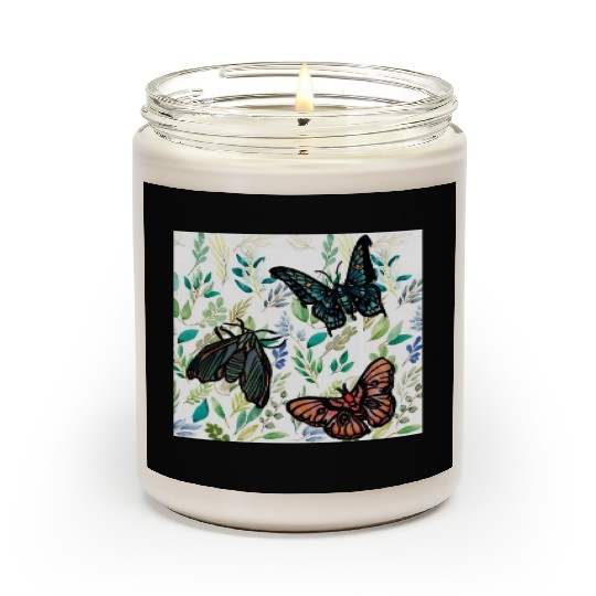 Two Butterflies and A Moth Scented Candles