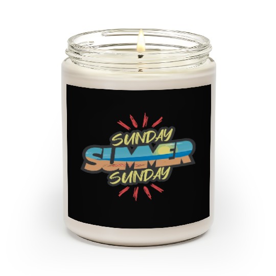 Sunday Summer Scented Candles