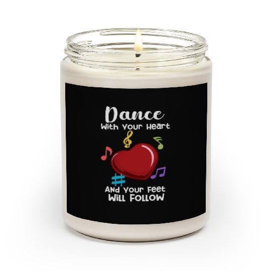 Dance Gift For Dancer Dancing Scented Candles