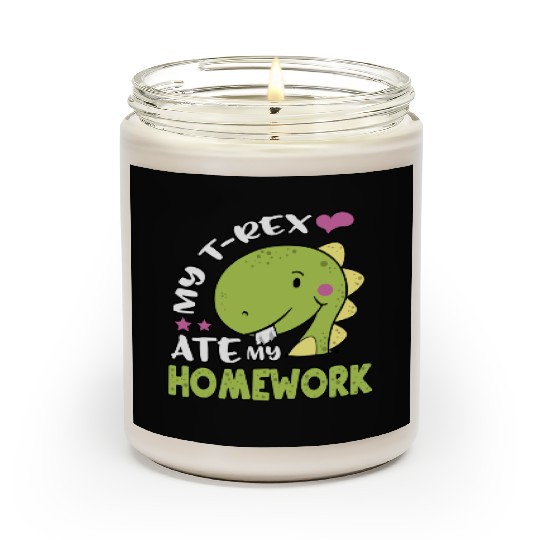 Tyrannosaurus Back to School TRex for Kids TRex At Scented Candles