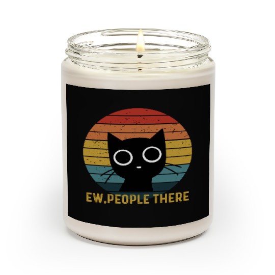 Cute Cat. Ew, people There! Scented Candles