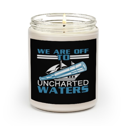 We Are Off To Uncharted Charts Columbus Day Scented Candles