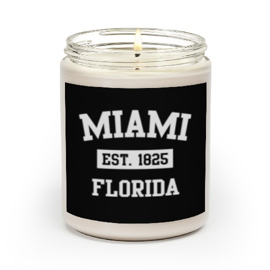 Miami Florida Established 1825 Scented Candles