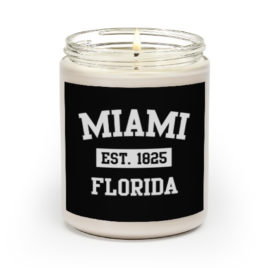 Miami Florida Established 1825 Scented Candles