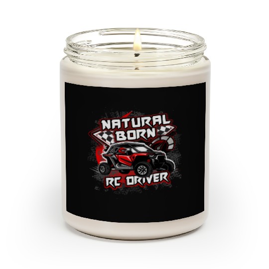 Natural Born RC car Driver Racer Remote Controlled Scented Candles