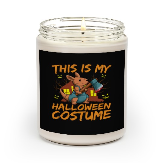 Scary Creepy Animal This Is My Halloween Costume Scented Candles