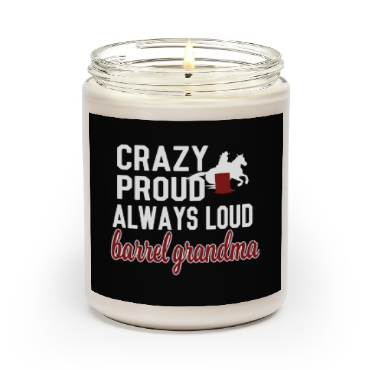 Barrel Racing Grandma Barrel Racing Grandmother Scented Candles