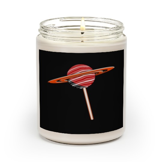 Saturn Planet Lollipop Scented Candles
