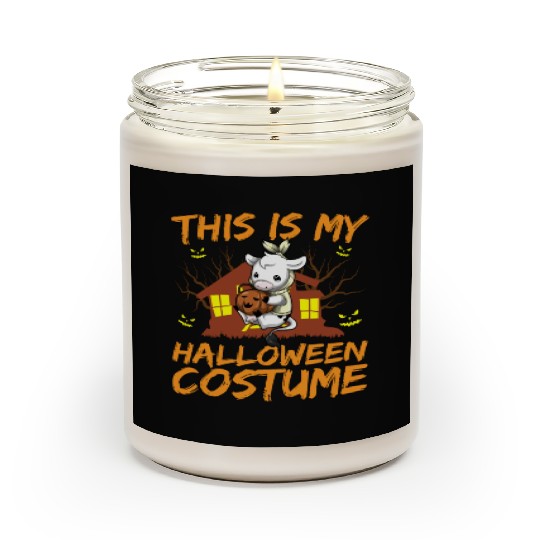 Scary Creepy Animal This Is My Halloween Costume Scented Candles