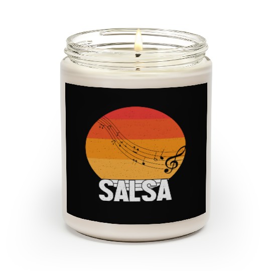 Retro Salsa Dance Scented Candles