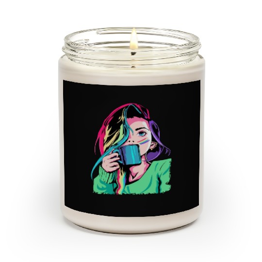 LGBTQ Gay Pride Kawaii Neko Anime Girl LGBT Scented Candles