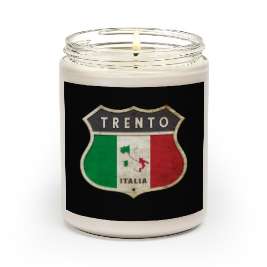 Trent Italy coat of arms flags design Scented Candles