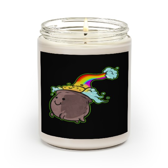 A Pot Of Gold At The End Of A Rainbow For St. Scented Candles